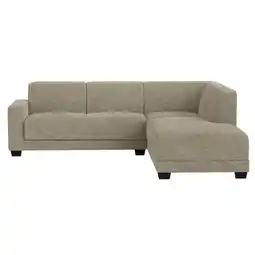 Leen Bakker Hoekbank Aberdeen rechts - Rebel - taupe aanbieding