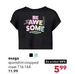 Scapino Osaga sportshirt cropped aanbieding