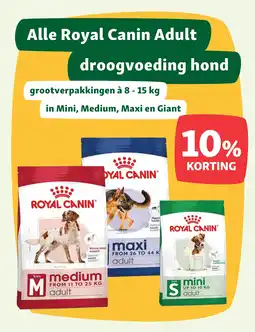 Maxi Zoo Alle Royal Canin Adult aanbieding
