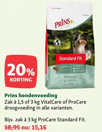 Maxi Zoo Prins hondenvoeding aanbieding