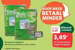Maxi Zoo KonaCorn kruidenhooi aanbieding