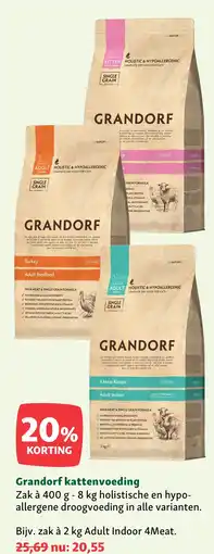 Maxi Zoo Grandorf kattenvoeding aanbieding