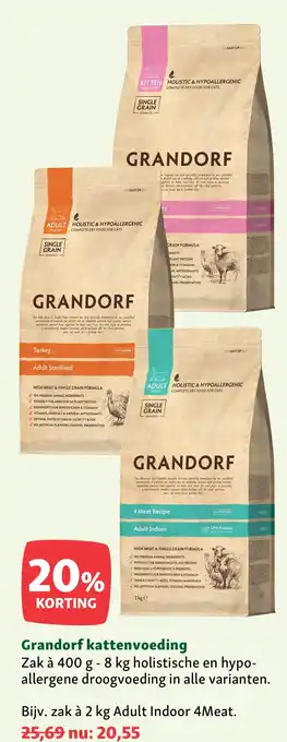 Maxi Zoo Grandorf kattenvoeding aanbieding