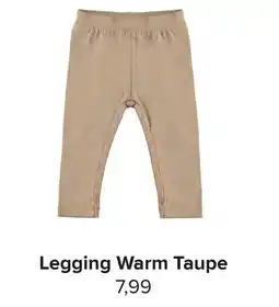Baby-Dump Legging Warm Taupe aanbieding