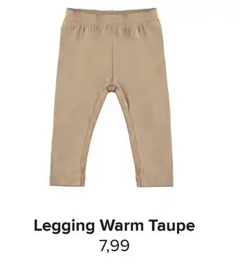 Baby-Dump Legging Warm Taupe aanbieding