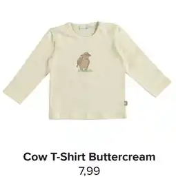 Baby-Dump Cow T-Shirt Buttercream aanbieding
