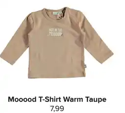 Baby-Dump Mooood T-Shirt Warm Taupe aanbieding