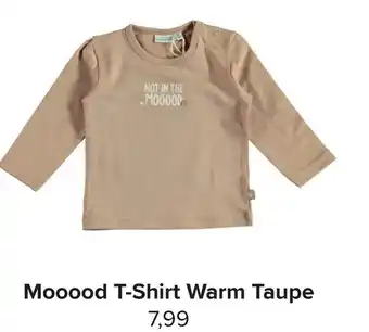 Baby-Dump Mooood T-Shirt Warm Taupe aanbieding