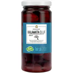 Albert Heijn AH Excellent Biologische kalamata olijf zonder pit aanbieding