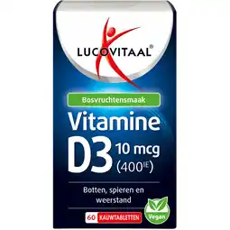 Albert Heijn Lucovitaal Vitamine D3 10mcg aanbieding