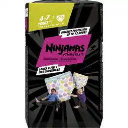 Albert Heijn Ninjamas Absorberende pyjamabroekjes meisje 4-7 aanbieding