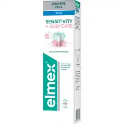 Albert Heijn Elmex Tandpasta sensitive plus gum white aanbieding