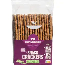 Albert Heijn TastyBasics Snack crackers rozemarijn aanbieding