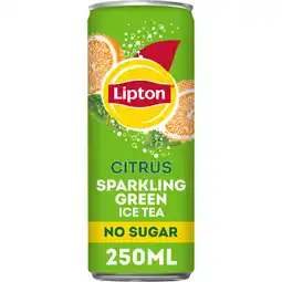 Albert Heijn Lipton Ice tea green citrus sparkling no sugar aanbieding