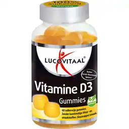 Albert Heijn Lucovitaal Vitamine D3 gummies sinaasappelsmaak aanbieding