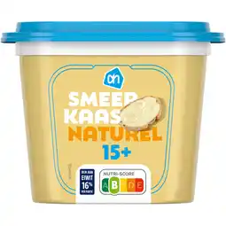 Albert Heijn AH Smeerkaas naturel 15+ aanbieding
