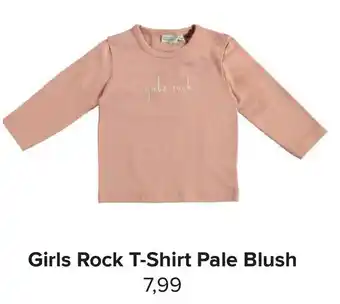Baby-Dump Girls Rock T-Shirt Pale Blush aanbieding