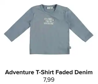 Baby-Dump Adventure T-Shirt Faded Denim aanbieding