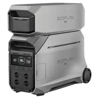 ANWB Ecoflow Delta Pro 3 + extra batterij Zwart aanbieding