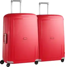 Coolblue Samsonite S'Cure Spinner 69cm Duo Pack Crimson Red aanbieding