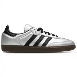 Foot Locker Adidas Samba Sneakers Dames - Zilver - Maat 36 - Leer aanbieding