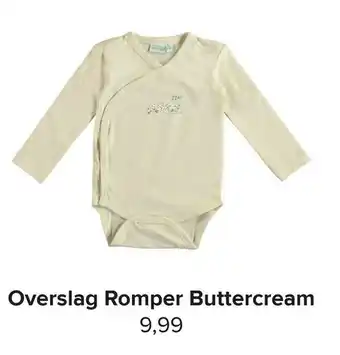 Baby-Dump Overslag Romper Buttercream aanbieding