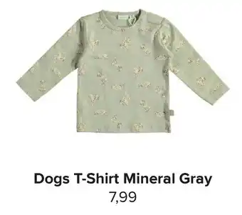 Baby-Dump Dogs T-Shirt Mineral Gray aanbieding