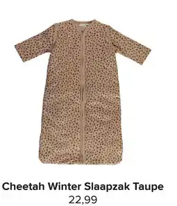 Baby-Dump Cheetah Winter Slaapzak Taupe aanbieding