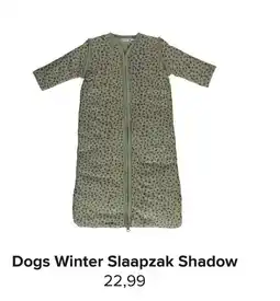 Baby-Dump Dogs Winter Slaapzak Shadow aanbieding