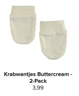 Baby-Dump Krabwantjes Buttercream aanbieding