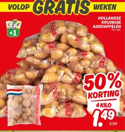 Dekamarkt Hollandse kruimige aardappelen aanbieding