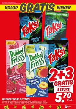 Dekamarkt Dubbelfrisss of taksi aanbieding