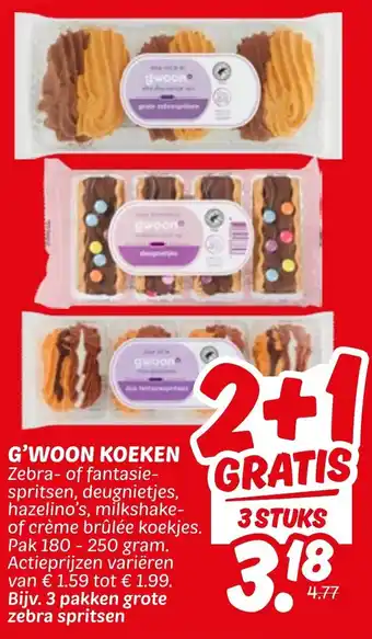 Dekamarkt G'woon koeken aanbieding