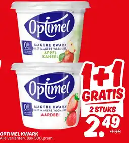 Dekamarkt Optimel kwark aanbieding