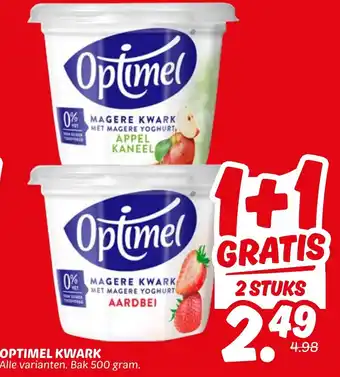 Dekamarkt Optimel kwark aanbieding