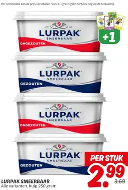 Dekamarkt Lurpak smeerbaar aanbieding
