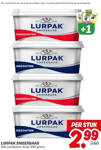 Dekamarkt Lurpak smeerbaar aanbieding