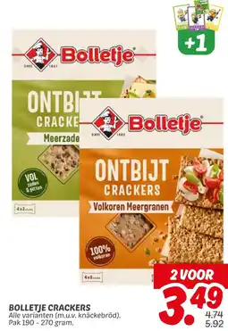Dekamarkt Bolletje crackers aanbieding