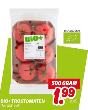 Dekamarkt Bio+trostomaten aanbieding