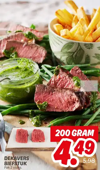 Dekamarkt Dekavers biefstuk aanbieding