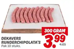 Dekamarkt Dekavers runderchipolata's aanbieding