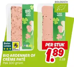 Dekamarkt Bio ardenner of crème paté aanbieding