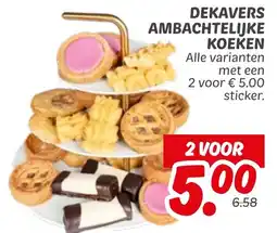 Dekamarkt Dekavers ambachtelijke koeken aanbieding