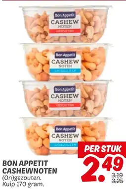 Dekamarkt Bon appetit cashew aanbieding
