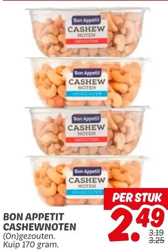Dekamarkt Bon appetit cashew aanbieding