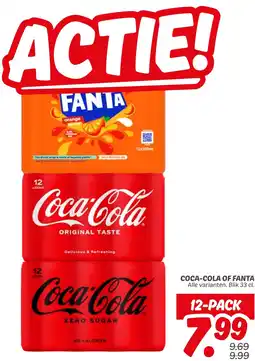Dekamarkt Coca-cola of fanta aanbieding