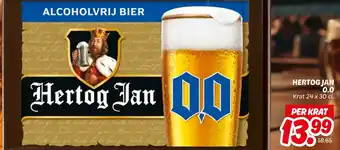 Dekamarkt Hertog Jan 0.0 aanbieding