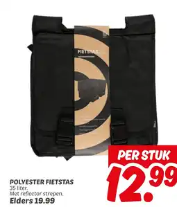 Dekamarkt Polyester fietstas aanbieding