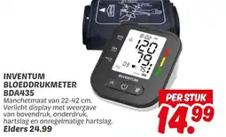 Dekamarkt Inventum bloeddrukmeter BDA435 aanbieding