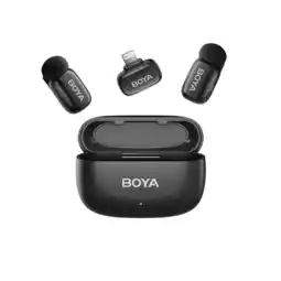MediaMarkt Boya Mini 15 Wireless Lightning Mic (black) 2tx + 1rx Microfoon aanbieding